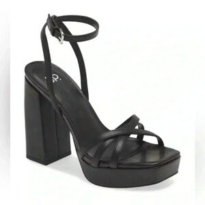 ❤️BP Women's Black Tavey Ankle Strap Sandals Size 11